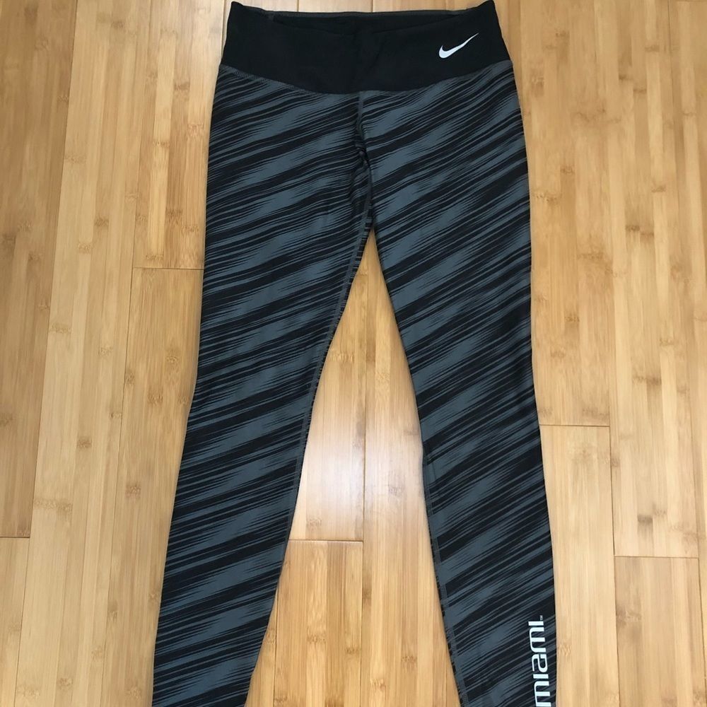 Nike university of Miami DriFit leggings